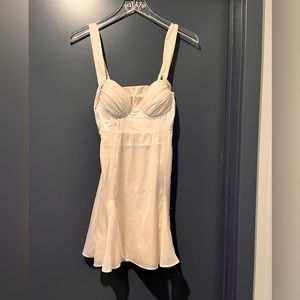 OH POLLY DELPHINE
A-Line Corset Mini Dress in Ivory
2 / A-C